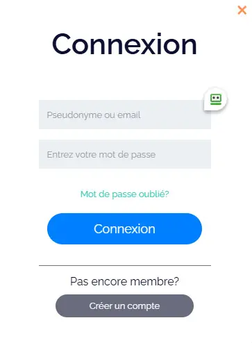 Connexion des membres du Golden Panda Casino