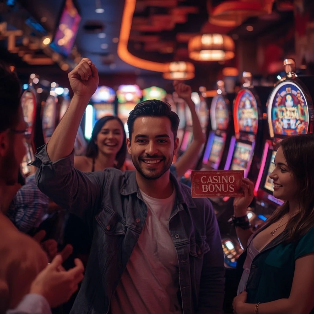 une personne avec un bonus GOLDEN PANDA CASINO