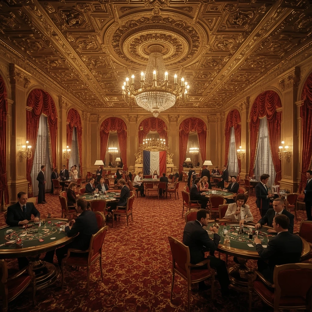 Le casino et le drapeau français GOLDEN PANDA CASINO